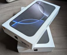 2 x iphone 16 pro boxes with type c braided cables