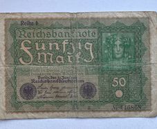 Germany 50 Mark 1919 Banknote