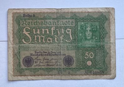 Germany 50 Mark 1919 Banknote