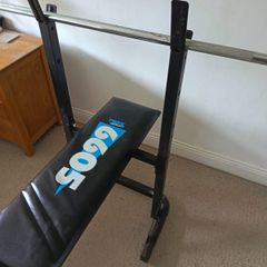 York Bench Press & Weights