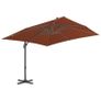 Cantilever Umbrella with Aluminium Pole Terracotta 400x300 cm Image 3