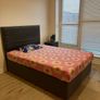 standard double bed with good quality IKEA mattress Image 2
