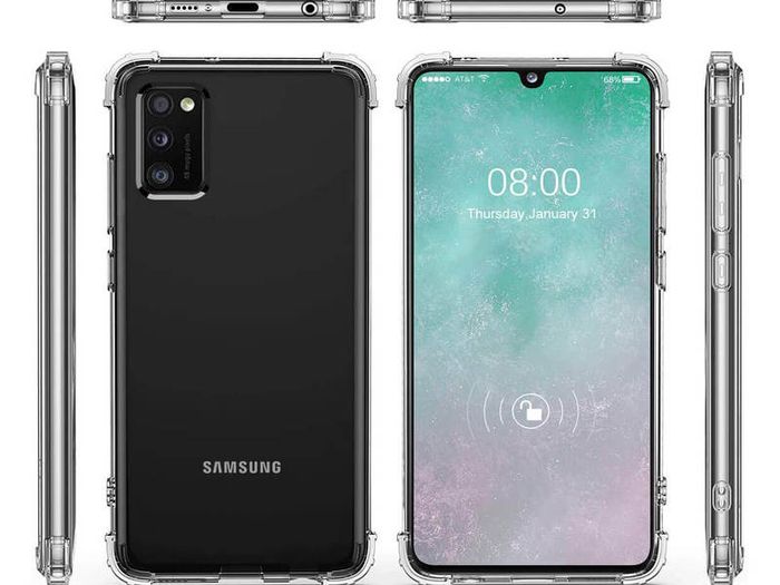 For Samsung Galaxy A41 Case ShockProof Soft Phone Cover Clear TPU Silicone New - FHT24SMK2