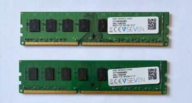 32gb Ddr3 Desktop Ram (2 By 8gb) V7 8gb Ddr3-1600  Fully Working