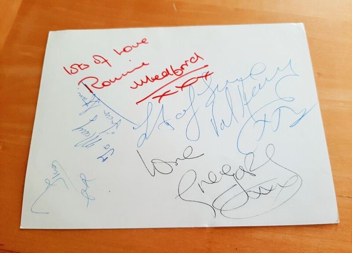 Nevada Showband autographs