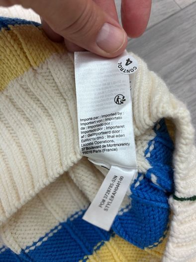 Lacoste Cable Knit Cricket Tennis Heavyweight Sleeveless Jumper Vest Mens XXL