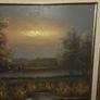 Vintage Oil on Canvas Landscape Ducks in Flight - Signed and Framed Image 8