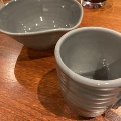 Paul Costelloe Living - Made in Portugal Grey Mug and Matching irregular round bowl