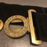 'Dieu Et Mon Droit' Brass Belt Buckle Image 5