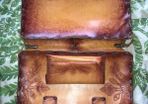 Leather laptop bag