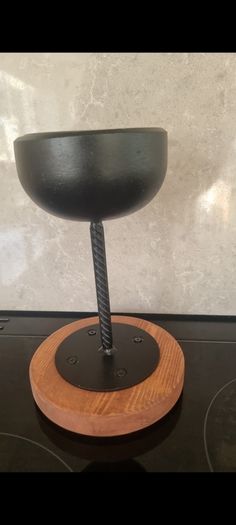 Handmade Wine Coaster Holder  5 Metal Coasters