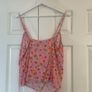 Primark Orange & Pink Floral Top Image 8