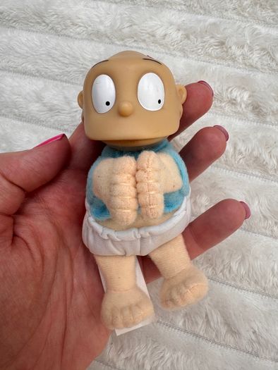 Burger King 1998 Rugrats Tommy Pickles Hugging clip on Plush approx. 4" Used Please see photos