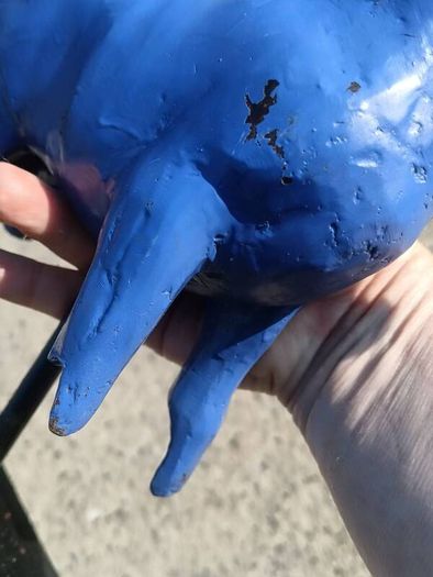 Cold Paint 12" Bronze Horse
