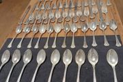 F.B. Rogers American Chippendale silver-plated cutlery set