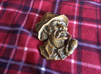 Fisherman 3D Wall Plaque