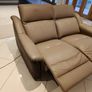 Leather Sofa 2 seater electric recliner 1.7m wide Image 5