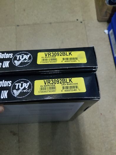 2x Suzuki EBC Vr3092blk Brake Discs - Brand New