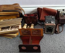 Old Stereoscope Cameras Binoculars Joblot