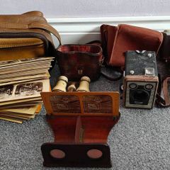 Old Stereoscope Cameras Binoculars Joblot