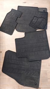 Seat tarraco/ skoda kodiaq/ vw tiguan all space rubber floor mats set - for 3 rows - 6 mats