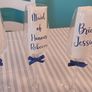 Personalised wedding glasses and hangers Image 3