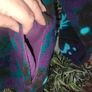 Vintage Polertec Winter purple and blue hooded zip up fleece Image 7