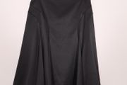 Jasper Conran Black Satin Panel A-Line Flare Midi Skirt 10UK/38EU