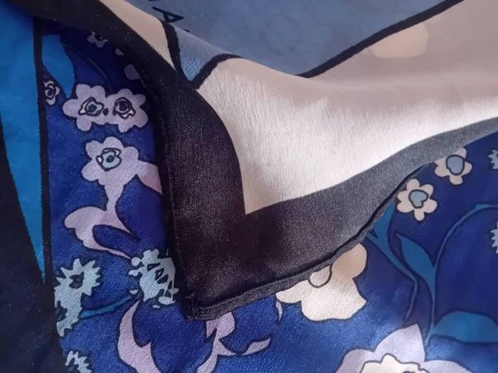 Designer Annarita N Large Silk Scarf