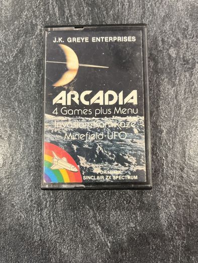 RARE 1982 ZX Spectrum Arcadia (J.K. Greye Enterprises) - Mint Condition Misprint Variant