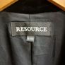 Black Velvet Vintage Coat Image 2