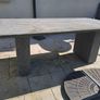 Reconstituted Stone Outdoor Patio Garden Table Image 2