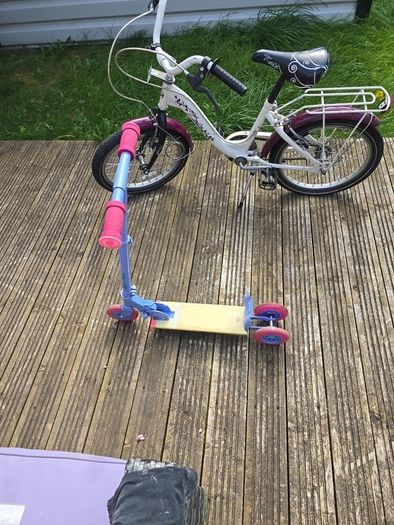 Bicycle and scooter