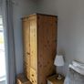 solid pine wardrobe with drawers. Image 2