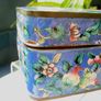 Vintage Chinese Cloisonne and Enamel Collection. Vase, Bowl and Trinket Box Image 7