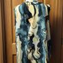 Green pattern sleeveless blouse, Size 22, Brand new Image 3