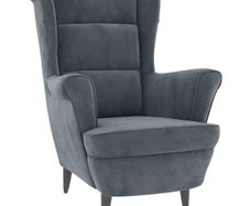 Armchair Dark Grey Velvet