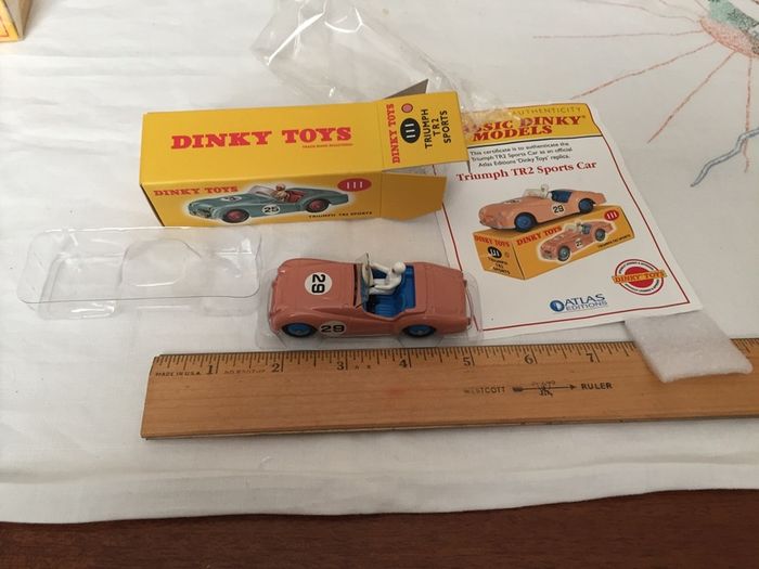 Corgi. Model 111. Triumph TR2 Sports. Excellent condition.