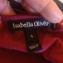Isabella Oliver Emily Maternity Breastfeeding  Dress Bordeaux size UK14 EU42 Postage included Image 10