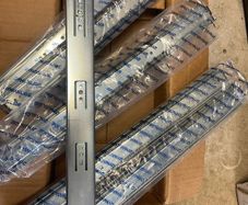 Qty 8.  Zinc-plated Ball Bearing Drawer Runners