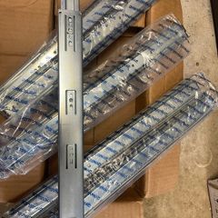 Qty 8.  Zinc-plated Ball Bearing Drawer Runners