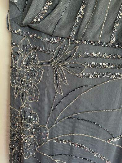 Monsoon Embellished Flutter Sleeve Maxi Dress