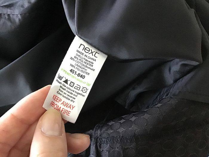 Black work wear dress from Next