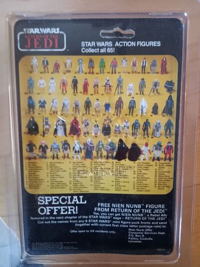 Vintage Star Wars Klaatu Carded