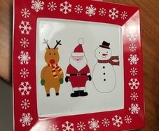 Large Christmas plate