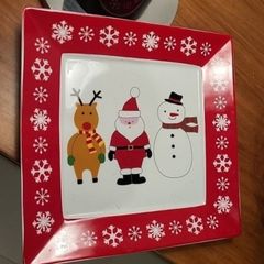 Large Christmas plate