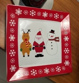 Large Christmas plate