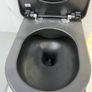 EX Display Black Wall hung pan & Toilet Seat Image 5