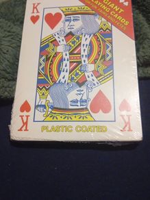 Giant playing cards