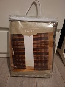 fully lined eyelet curtains 66x90"